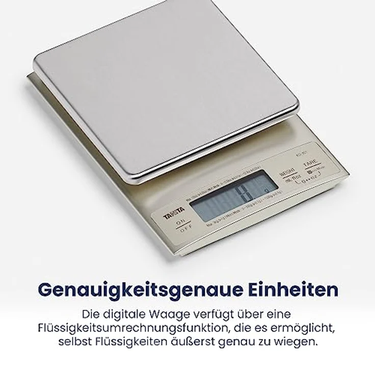 Tanita KD321SV33 Küchenwaage 3 kg mit Feinteilung 0.1 g – Bild 5