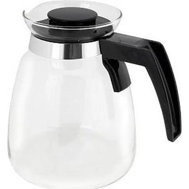 Melitta 1,6 Liter Glaskanne, Zubehör für Kaffeemaschinen, Schwarz