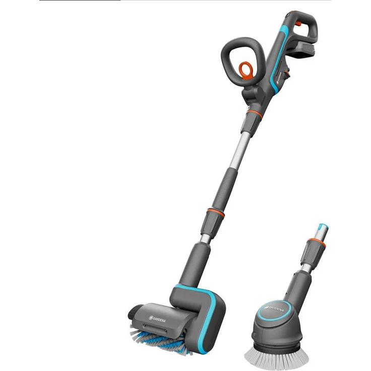 GARDENA Akku-Hand-und Stielstaubsauger 14842-20 Akku-Multi-Reiniger AquaBrush Universal, effektive Nassreinigung, Laufzeit 30 Minuten – Bild 1