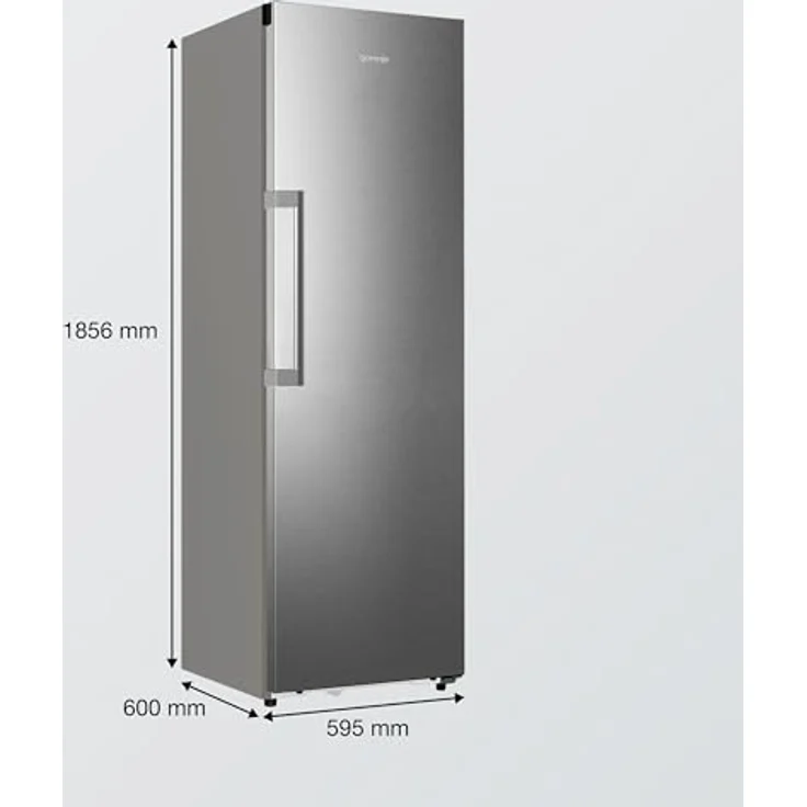 Gorenje RN618D6X6WF Kühlschrank 372L Edelstahl, SmartFit, WiFi, Inverter, CrispZone mit Feuchteregler, 185,6 cm – Bild 2