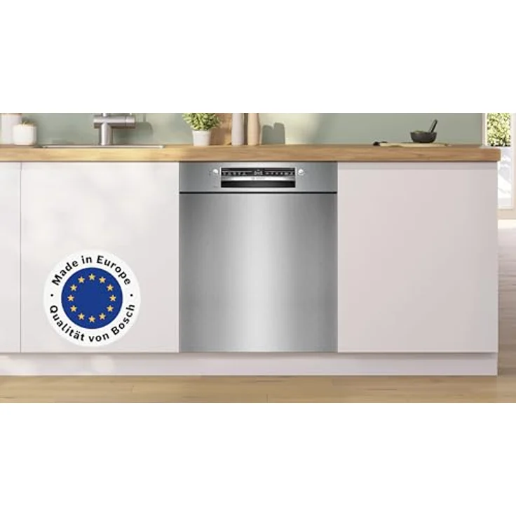 Bosch SMU2HTS08E, Unterbau-Geschirrspüler 60cm mit Edelstahlfront, 5 Jahre Garantie, AquaStop® und EcoSilence Drive™ – Bild 3
