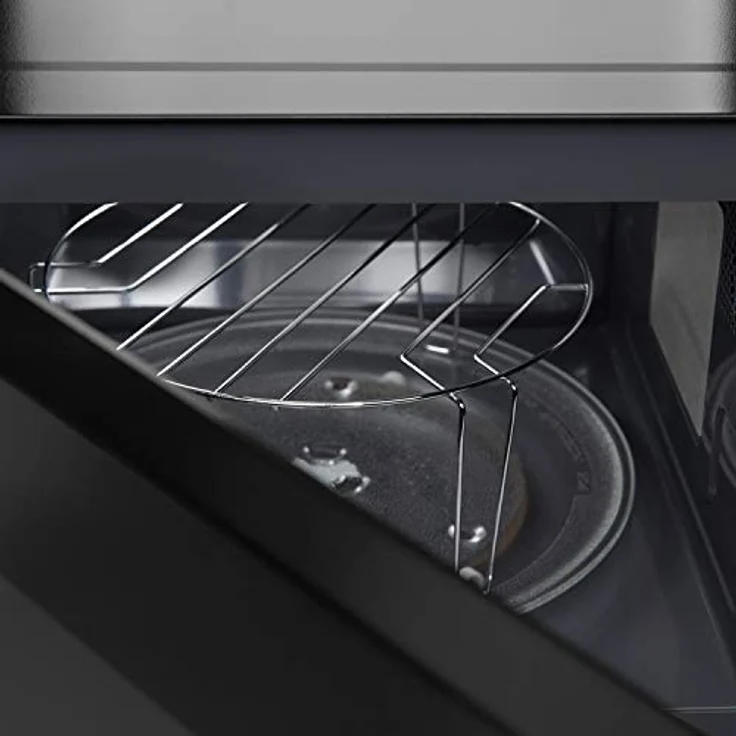 Hisense Elektronische Mikrowelle, Fassungsvermögen 23 l, Leistung 800 W, Grillleistung 1000 W, LED-Display mit Touch-Steuerung, Schwarz – Bild 3
