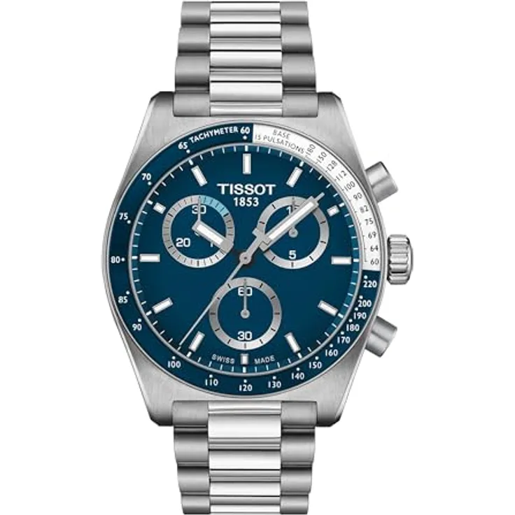 Tissot PR516 Chronograph T1494171104100, 40 mm Edelstahlgehäuse mit Schweizer Quarzwerk und Saphirglas