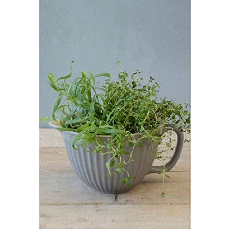 IB Laursen [SA2025/02] Rührschüssel Mynte French Grey, Keramikschale in creme und grau, Ofen, Mikrowelle, Gefriertruhe, Spülmaschine geeignet – Bild 3