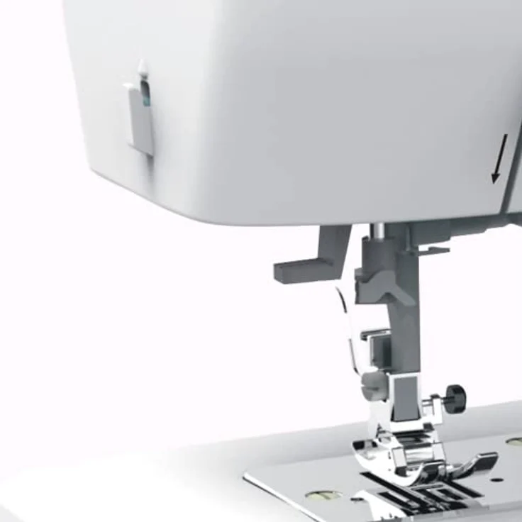 Bernette Freiarm-Nähmaschine sew&go 3, 19 Programme, Einfädelautomatik, einstellbar Stichlänge Fadenspannung Nähfußdruck, Swiss Design, LED-Nählicht, 4 Stufen Knopflochautomatik - Preisvergleich – Bild 3