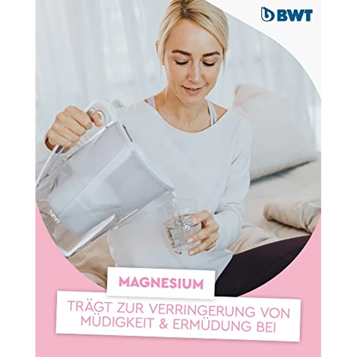 BWT Wasserfilter Vida Petrol 2,6L | Filter mit 1 Magnesium Filterkartusche | Wasserfilter Trinkwasser | Für Speisen & Getränke | Filtert Kalk, Chlor, Blei & Kupfer – Bild 4