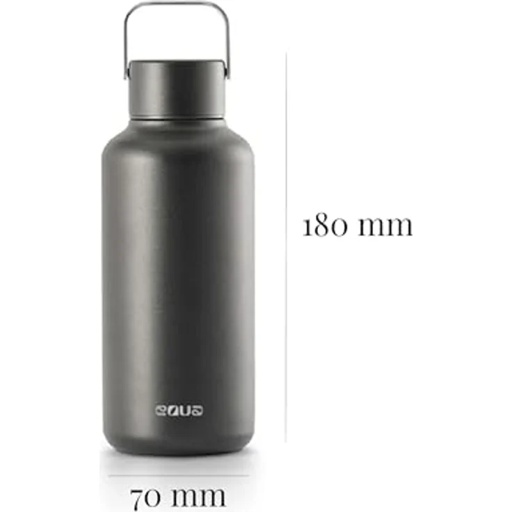 Equa Timeless Dark Trinkflasche 600 ml – Bild 3