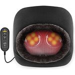 Snailax Elektrisch Shiatsu Fußmassagegerät mit Wärmefunktion, Fußwärmer, 2-in-1 Kneading Fussmassage oder Rückenmassagegerät, Massagegeräte für Entspannung, Geschenke für Männer/Frauen/Mama/Papa