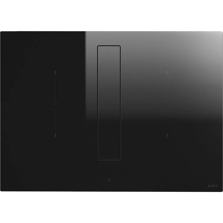 Elica NikolaTesla Fit PRF0167054, Induktionskochfeld mit integriertem Dunstabzug, Schwarz, inkl. KIT0167757 Umluft-Installationsset