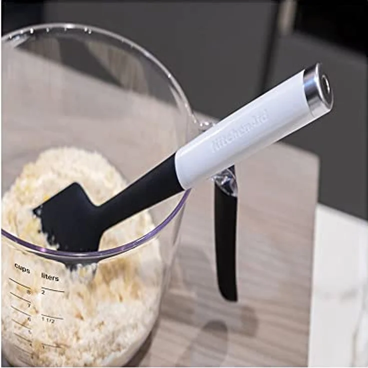 KitchenAid Rühr- und Messschüssel mit Griff, 2 Liter (8 Cups) Kapazität, Spülmaschinenfest – Schwarz – Bild 3