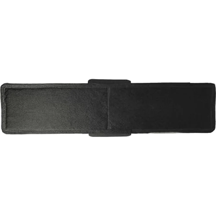 VHBW Aktivkohlefilter für Miele DA 6708 D / HVBR, DA 6708 D / OBSW, DUU1000-1, 43 x 10 x 2 cm, rechteckig, schwarz/grau – Bild 3