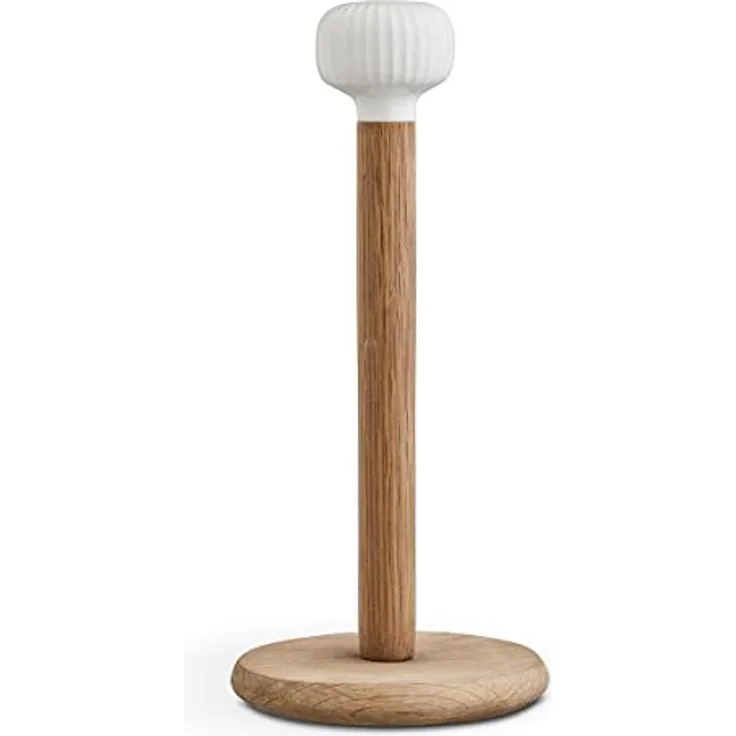 Kähler Küchenrollenhalter H31 cm Hammershøi handlich dänisches Design, Weiss