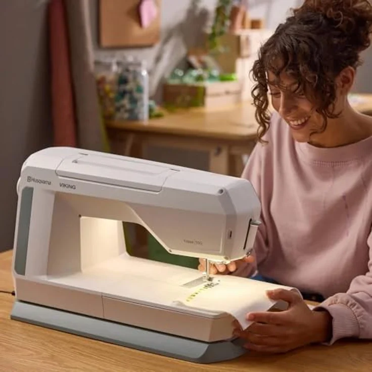 Husqvarna Viking Designer Topaz 55Q, Nähmaschine mit JoyOS ADVISOR™, großem Farb-Touchscreen und interaktiven Lernprogrammen – Bild 3