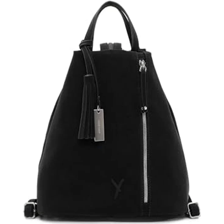 Suri Frey SFY Romy City Rucksack, 33 cm, schwarz, 100% Polyester, 30 cm x 18 cm x 33 cm – Bild 1