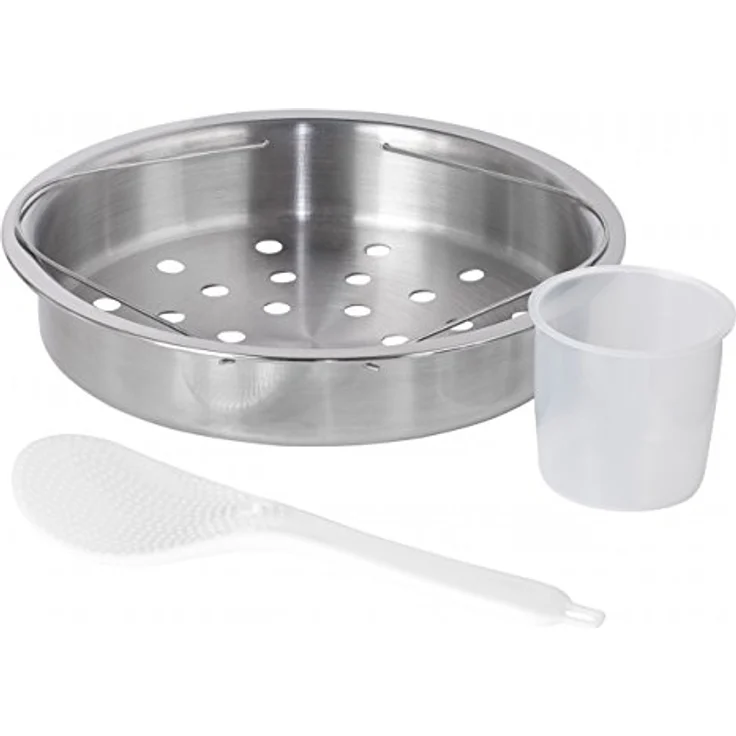 KeMar Kitchenware KRC 130 digitaler Reiskocher, 700 Watt, 1,8 Liter Fassungsvermögen, silber, Edelstahl – Bild 9