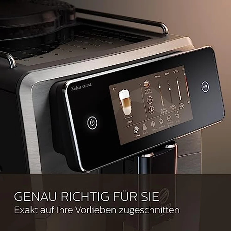 Saeco SM8782-30 Xelsis Deluxe Kaffeevollautomat, silber – Bild 6