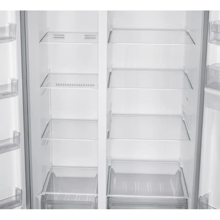 Respekta Side by Side Kühlschrank Gefrierkombi, Inox Look, 288 L Kühlfach, 151 L Gefrierfach, Wasserspender, No Frost, 178 cm – Bild 11