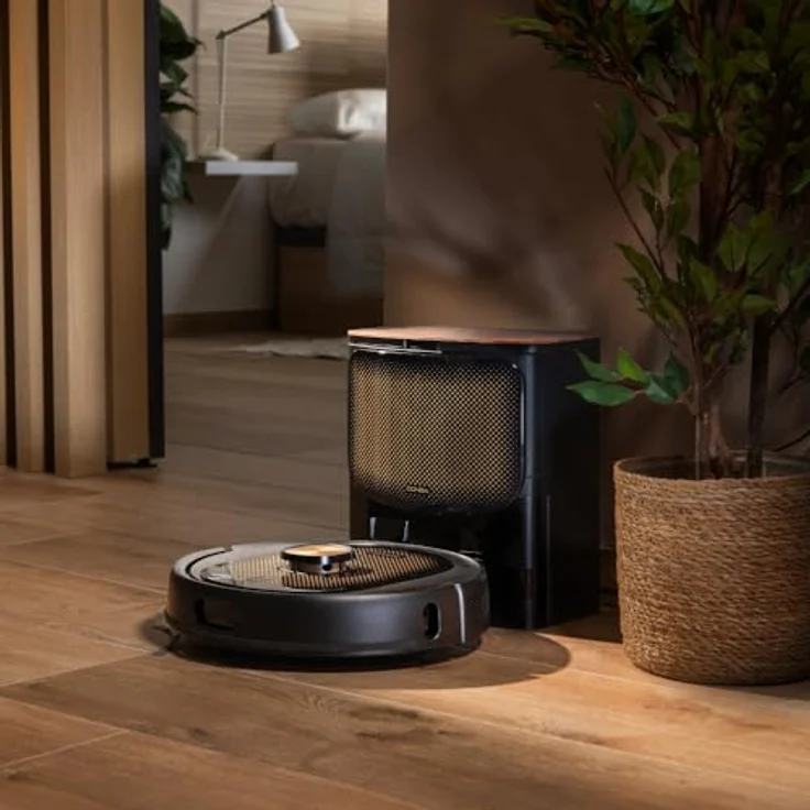 Cecotec Saugroboter Conga 10090 AI Spin Revolution Ultra Power Home Lifestyle, 10.000 Pa, App, Lasernavigation, Automatikentleerung, Künstliche Intelligenz, umgeht Objekte, 240 Minuten Akkulaufzeit, rot – Bild 4