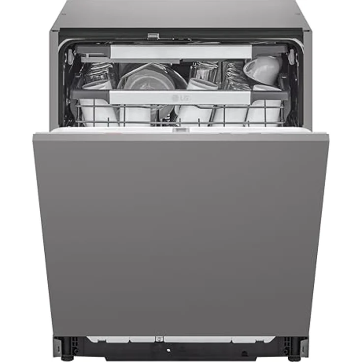 LG DB476TXS, vollintegrierbarer Geschirrspüler, 598 mm breit, 43 dB(A), Inverter Direct Drive®, QuadWash®, TrueSteam®, App-kompatibel – Bild 4