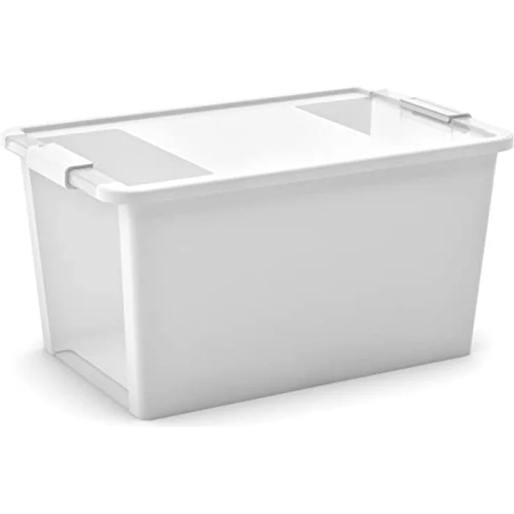 PROREGAL STORAGE Mehrzweck Aufbewahrungsbehälter 40L | HxBxT 28x55x35cm | Weiß – Bild 1