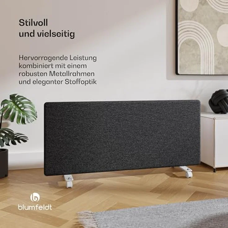 Blumfeldt ThermaTouch Konvektor, 2.000 W, elegantes Design mit Touch-Bedienung, für Räume bis 20 m² – Bild 3
