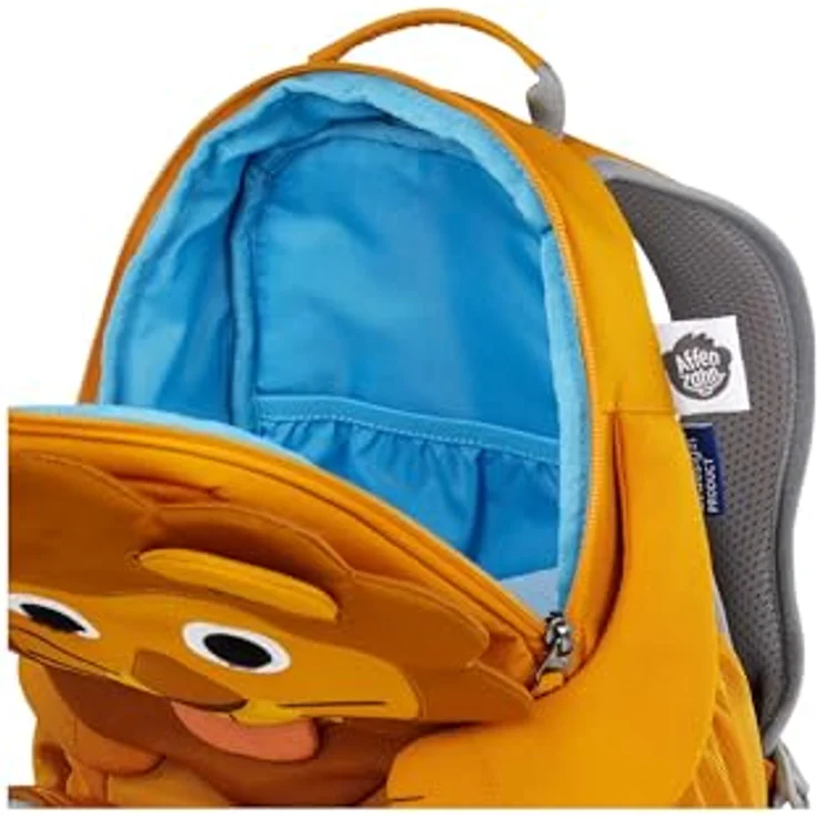 Affenzahn Large Friend Löwe, Freizeitrucksack aus strapazierfähigem Textil für den täglichen Gebrauch – Bild 8