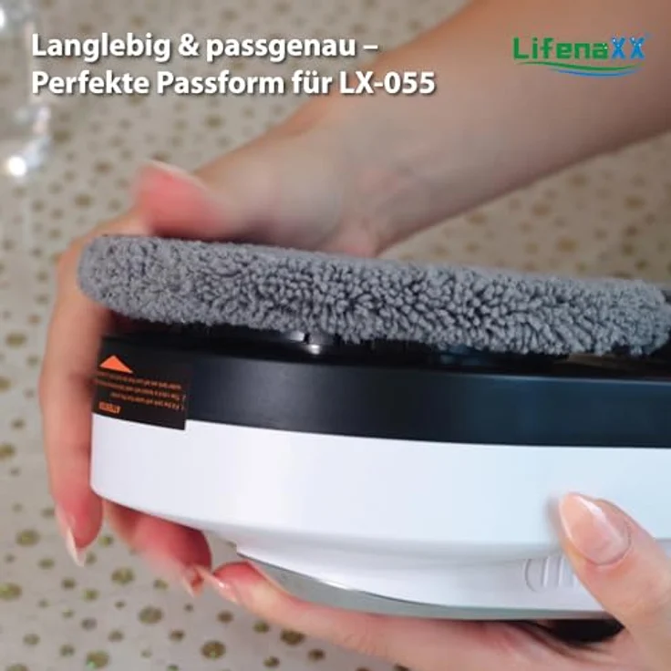 Lifenaxx LX-055 Ersatzpads, 10 Stück Mikrofaser-Reinigungspads mit hoher Schmutzaufnahme, langlebig & passgenau – Bild 7