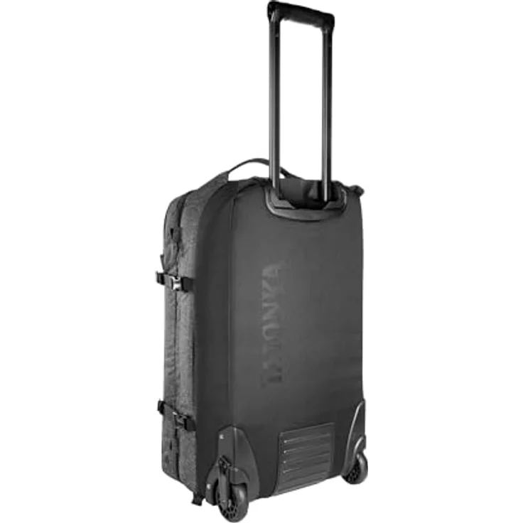 Tatonka Travel Roller 60, Koffer mit 60 l Volumen, Schwarz, arretierbarer Griff, separates Schuhfach, Kompressionsriemen – Bild 2