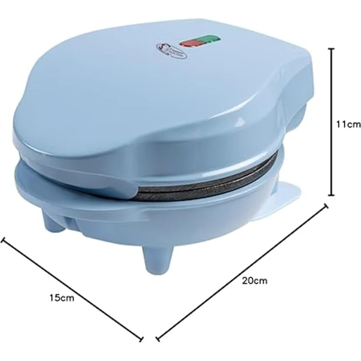 Bestron AMW500B Waffeleisen, Plastic, Blau – Bild 6