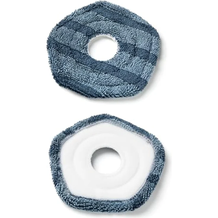 eufy 2 waschbare Vakuum-Mopp-Tücher, kompatibel mit X10 Pro Omni und X9 Pro, wiederverwendbar, weiches Wischpad für versiegelte Böden – Bild 2