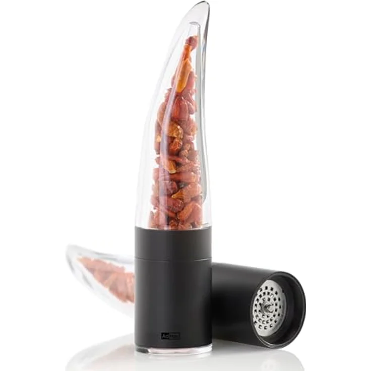 AdHoc Chilimühle Pepe, manuelle Gewürzmühle in Kupferoptik für getrocknete Chilischoten, patentiertes SchneidWerk® – Bild 2