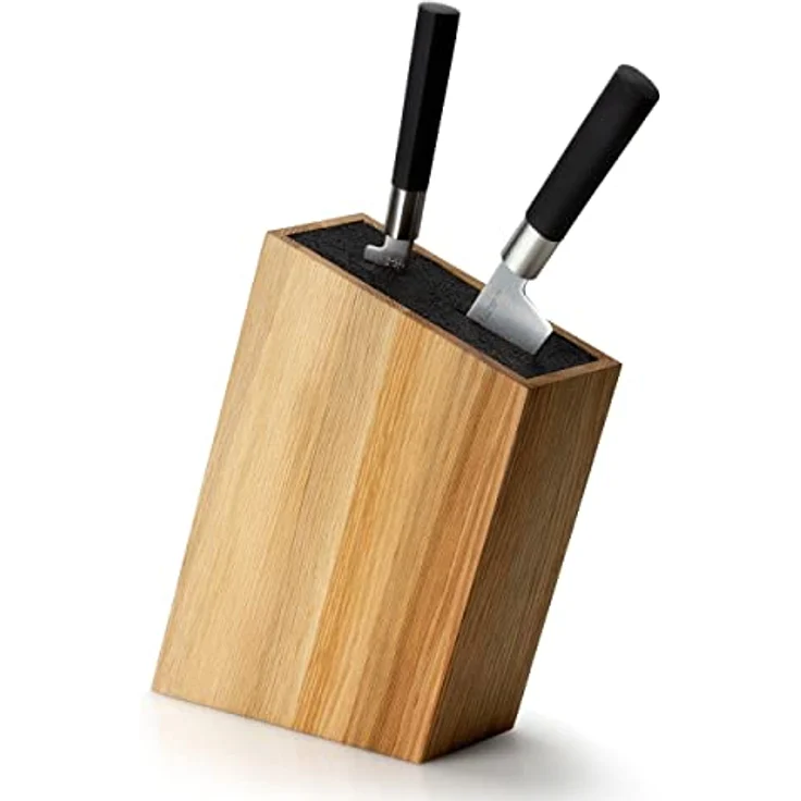 Continenta C4150 Messerblock mit Flexiblem Einsatz Schräg Eiche, Wood Eichenholz – Bild 2