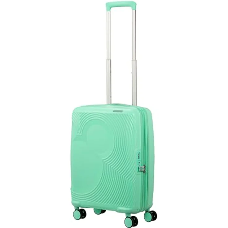 American Tourister Mickey Magic Kabinentrolley 55 cm, 4 Rollen, Dehnfalte, grün, 100% Polypropylen – Bild 14