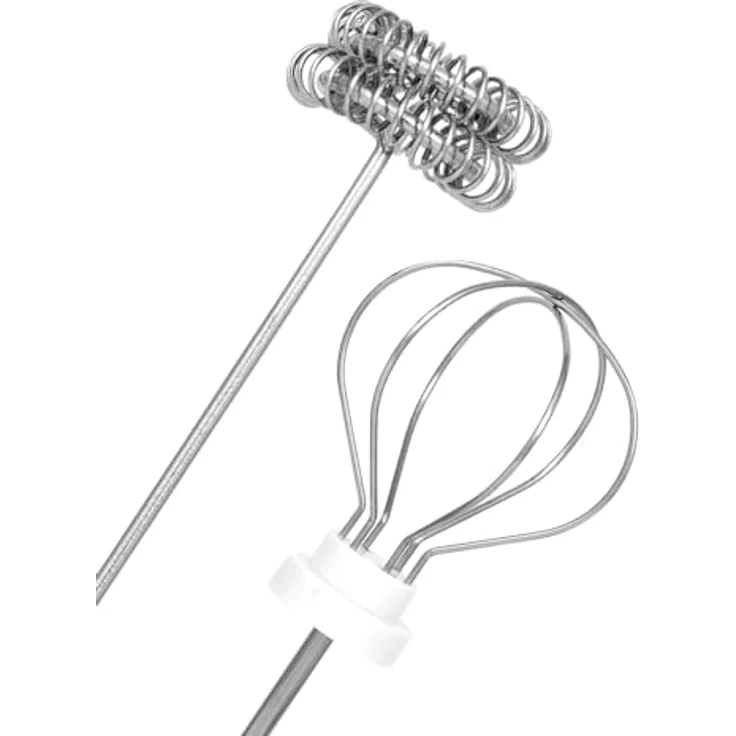 Bialetti Whipper, 3-stufig verstellbar, Doppelquirls, USB-Aufladung, Edelstahl Milchaufschäumer – Bild 4
