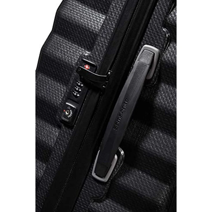 Samsonite Lite-Shock - Spinner M Koffer, 69 cm, 73 L, 4 Rollen , Schwarz (Black) – Bild 5