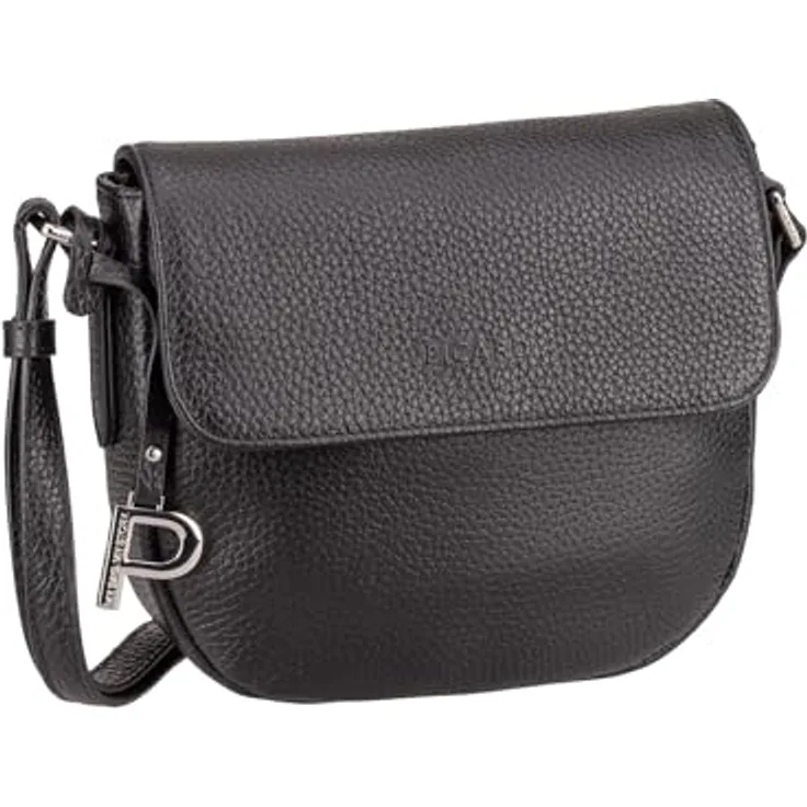 Picard Pure Umhängetasche, 100% Leder, 19 cm x 5 cm x 18 cm, schwarz
