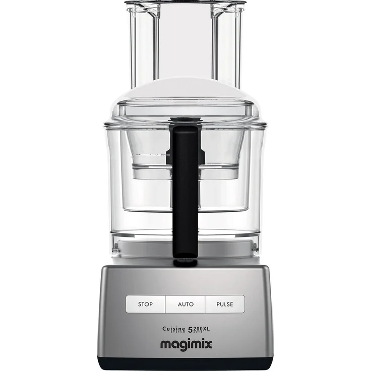 Magimix CS 5200 XL, Universalzerkleinerer mit 950 Watt Leistung, drei Schalen und Zubehör, Grau