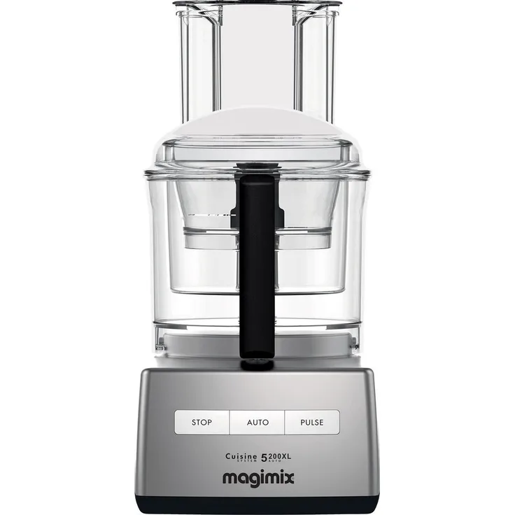 Magimix CS 5200 XL, Universalzerkleinerer mit 950 Watt Leistung, drei Schalen und Zubehör, Grau