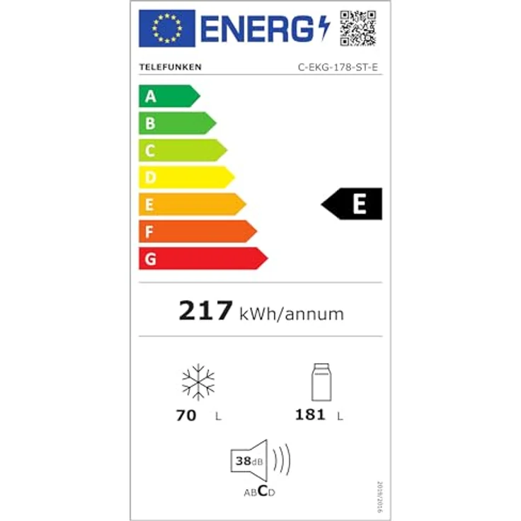 Telefunken Einbau-Kühl-Gefrierkombination | 178cm Nische | 251 Liter | Less Frost, Stilvolles Design und optimale Organisation – Bild 11