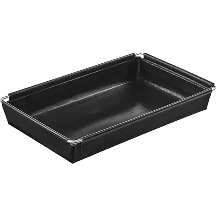 Xavax Heißluftfritteusen Einsatz, Anti-Haft, ofenfest 12,5 x, wiederverwendbare Zubereitungsschale, hitzebeständig bis 260 °C, blau