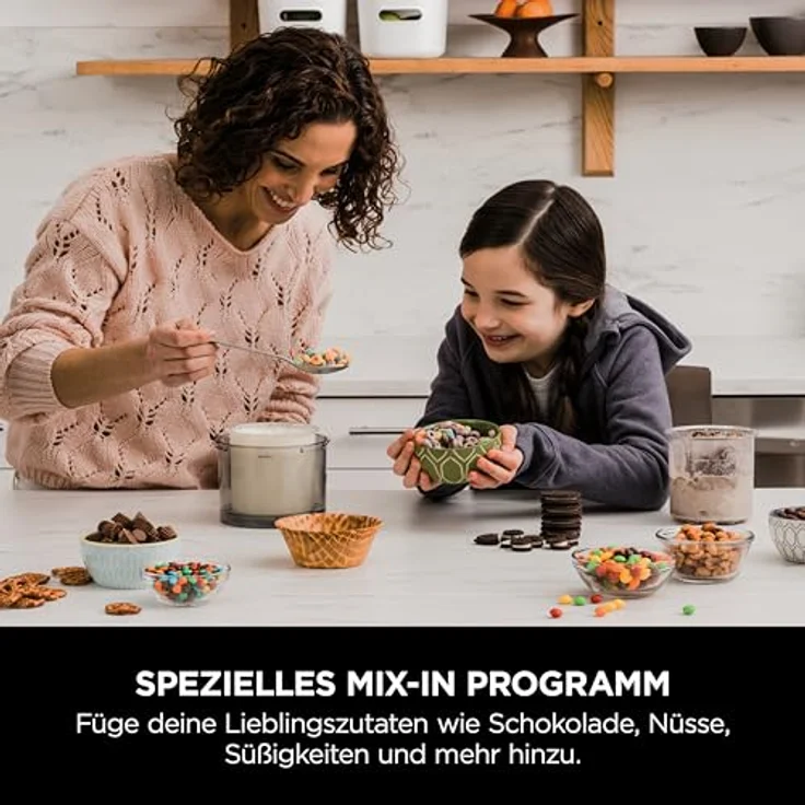 Ninja NC302EU Eismaschine, traditionelle Eismaschine mit 800 W, 473 l Kapazität, Schwarz – Bild 10