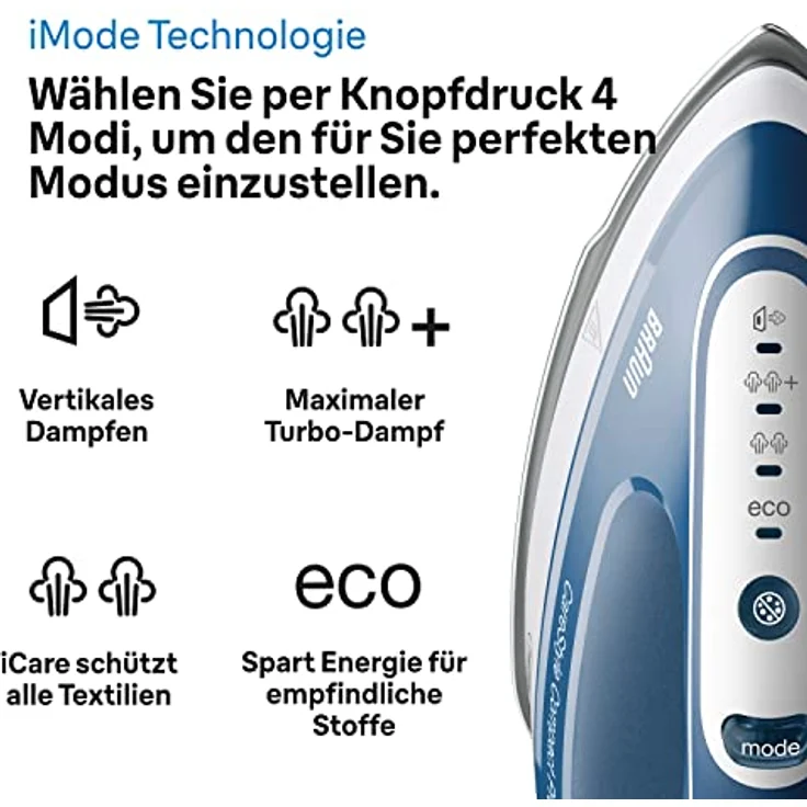 Braun New CareStyle Compact Pro IS2565BL Dampfbügelstation – Bild 2