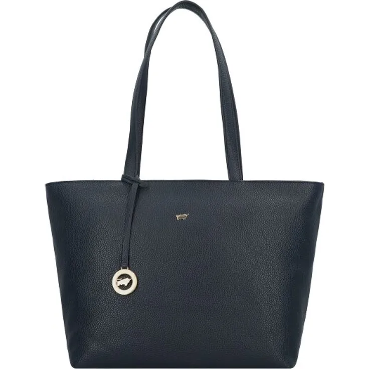 Braun Büffel Hanna Shopper Tasche, 100% Leder, 43 cm x 17 cm x 29 cm, blau