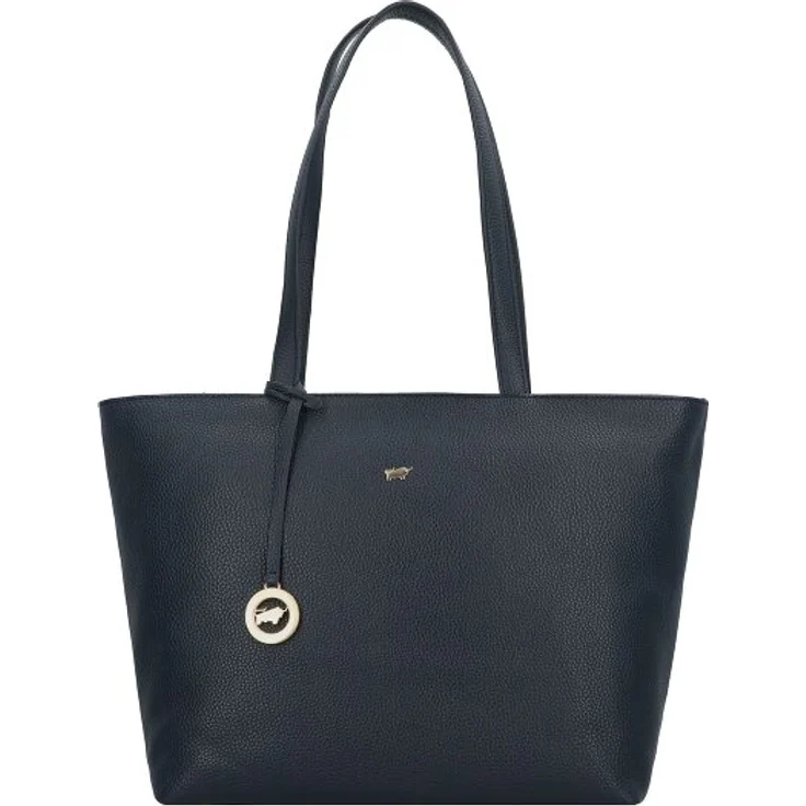 Braun Büffel Hanna Shopper Tasche, 100% Leder, 43 cm x 17 cm x 29 cm, blau