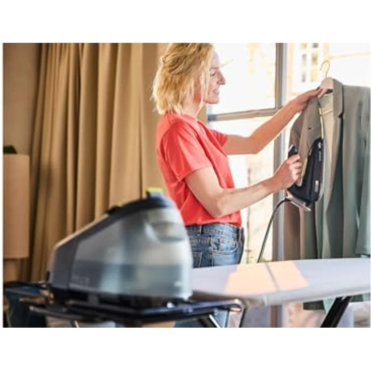 Braun CareStyle 3 IS3257BK, Dampfbügelstation mit FreeGlide 3D Technologie, 125 g/min Dampf, iCare Modus, 1,8L abnehmbarer Tank, Schwarz – Bild 5