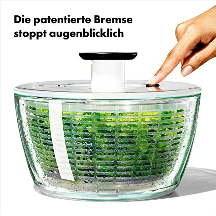 OXO Good Grips Salatschleuder aus Glas - Groß – Bild 5