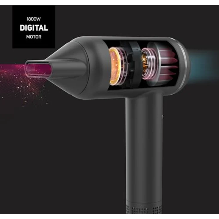 Taurus Digital Force 2000 Ionic Haartrockner | 1800 W Leistung | Ionisch gegen Frizz | Leicht – Bild 3