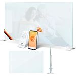 KESSER® Infrarotheizung 500W Glaskonvektor Glasheizung Energiesparend 2in1 Standgerät & Wandmontage Elektroheizung mit Erkennung Offener Fenster + Fernbedienung & App-Steuerung Thermostat Heizpaneel