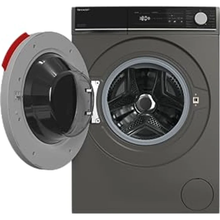 Sharp ES-NFH914CADA-DE Waschmaschine Frontlader / 9 kg/A (A bis G) / 1400 U/min/Adanced Inverter Motor / 15 Programme/Dampffunktion/AquaStop/Espresso Gray – Bild 5