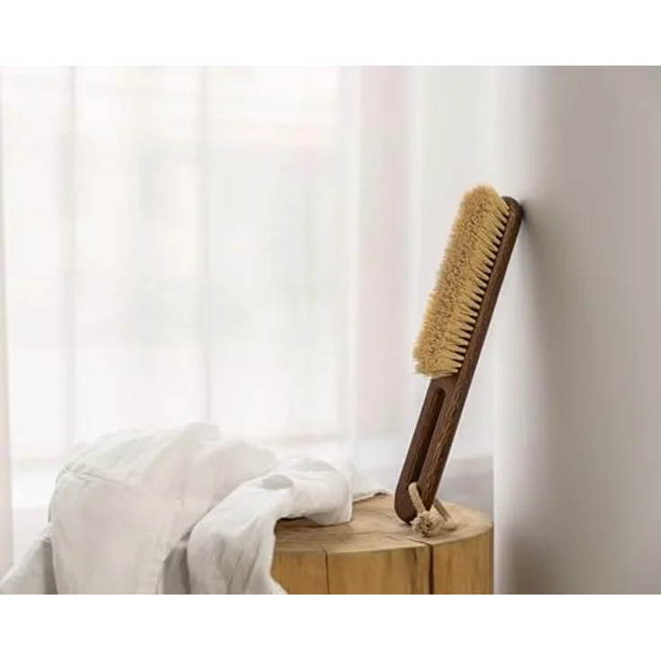 Steamery Fusselbürste Steamery Vegan Clothing Brush, nachhaltige Kleiderbürste aus Eiche und Sisalfasern, dunkles Wachsöl-Griff – Bild 4